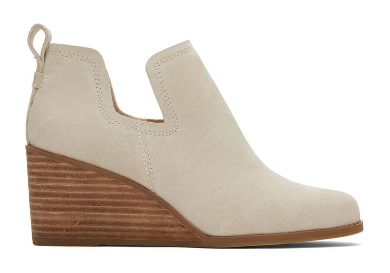 TOMS Dames Kallie enkellaars - Beige