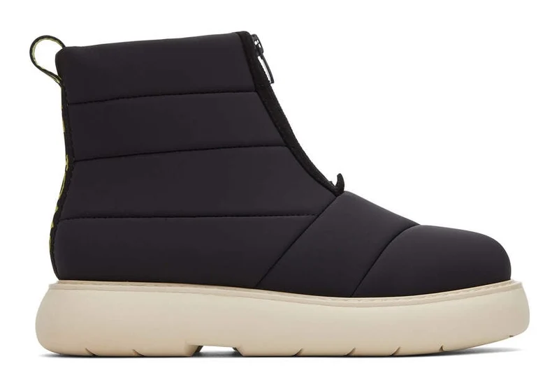 TOMS Dames Alpargata Mallow Puffer Laarzen - Zwart