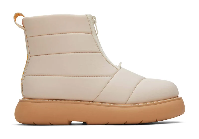 TOMS Dames Repreve Alpargata Mallow Puffer Laarzen - Beige