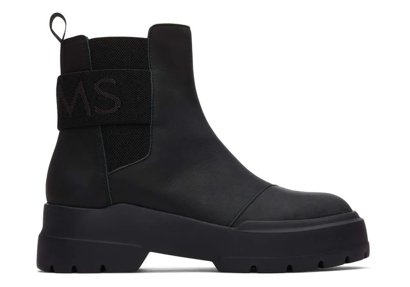 TOMS Alpargata-gevechtslaarzen voor dames - zwart