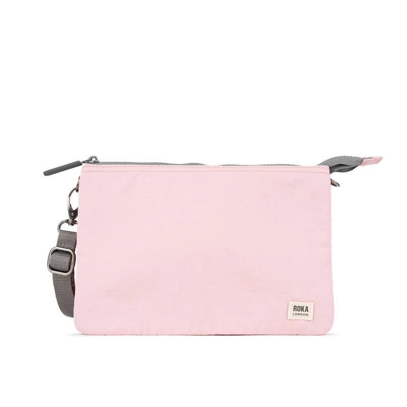 ROKA Carnaby Crossbody XL tas met schelpmotief en Taslon-stof