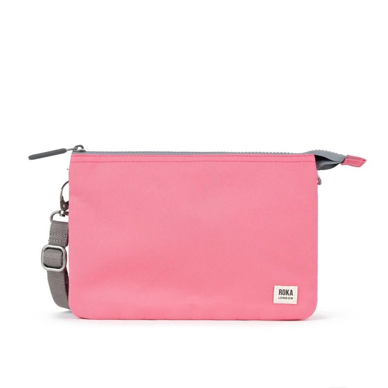 ROKA Carnaby Crossbody XL Tulip tas van gerecycled canvas