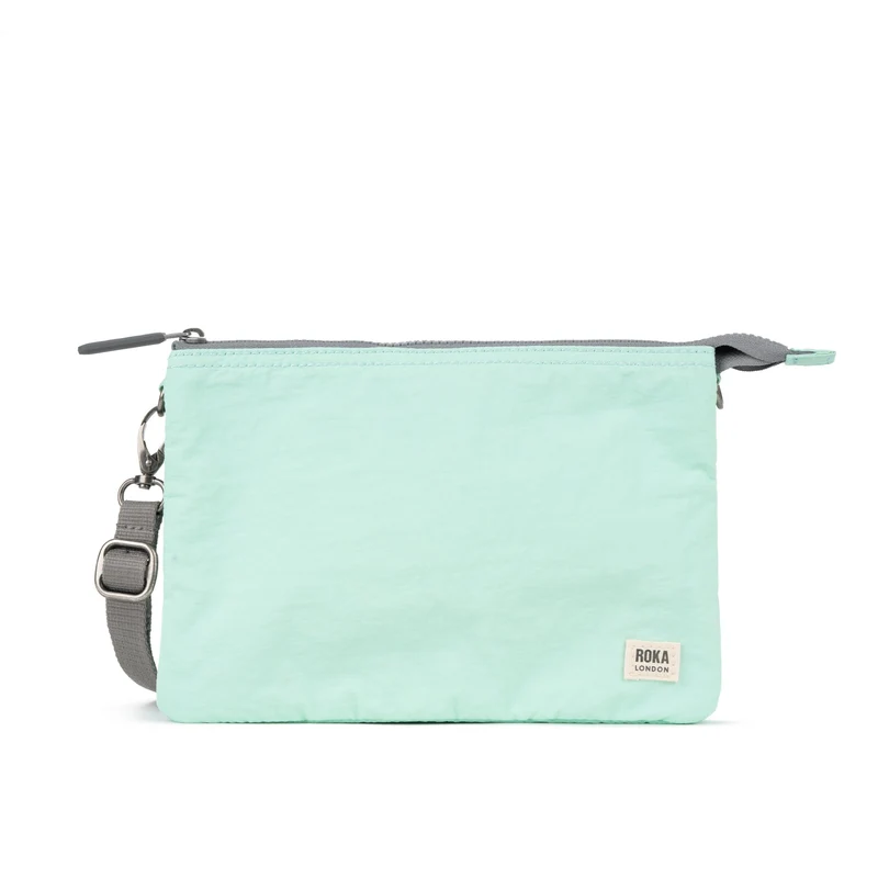 ROKA Carnaby Crossbody XL Mint Taslon Tas