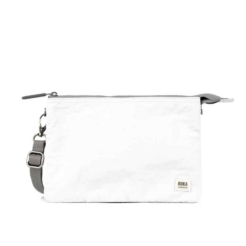 ROKA Carnaby Crossbody XL tas met kokosnootmotief en Taslon-stof