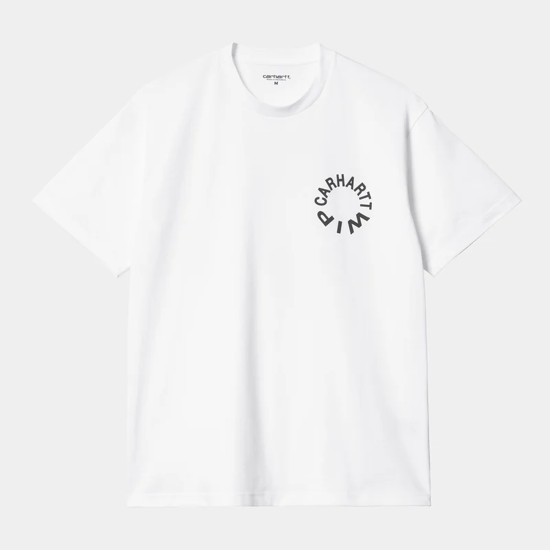 Carhartt WIP Heren Work Varsity T-shirt - Wit / Zwart