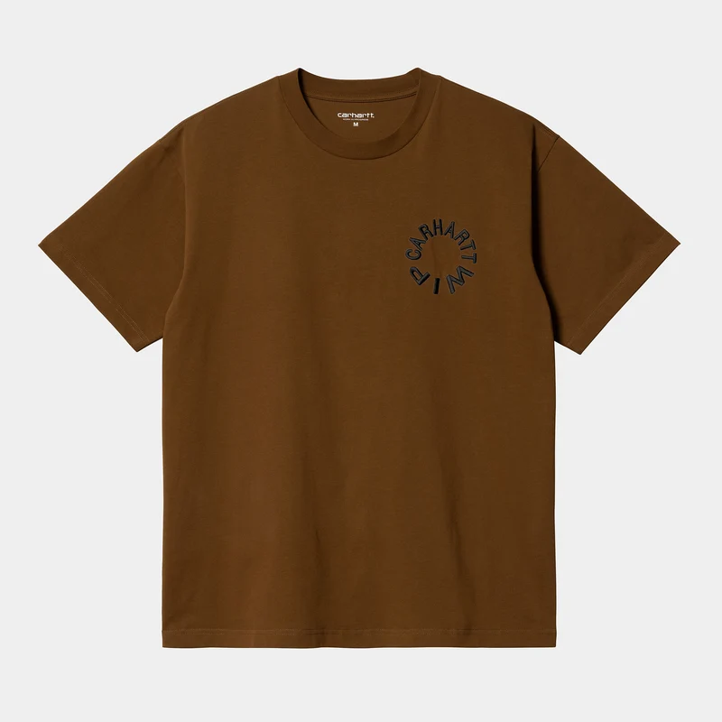 Carhartt WIP Heren Work Varsity T-shirt - Diep Hamilton Bruin