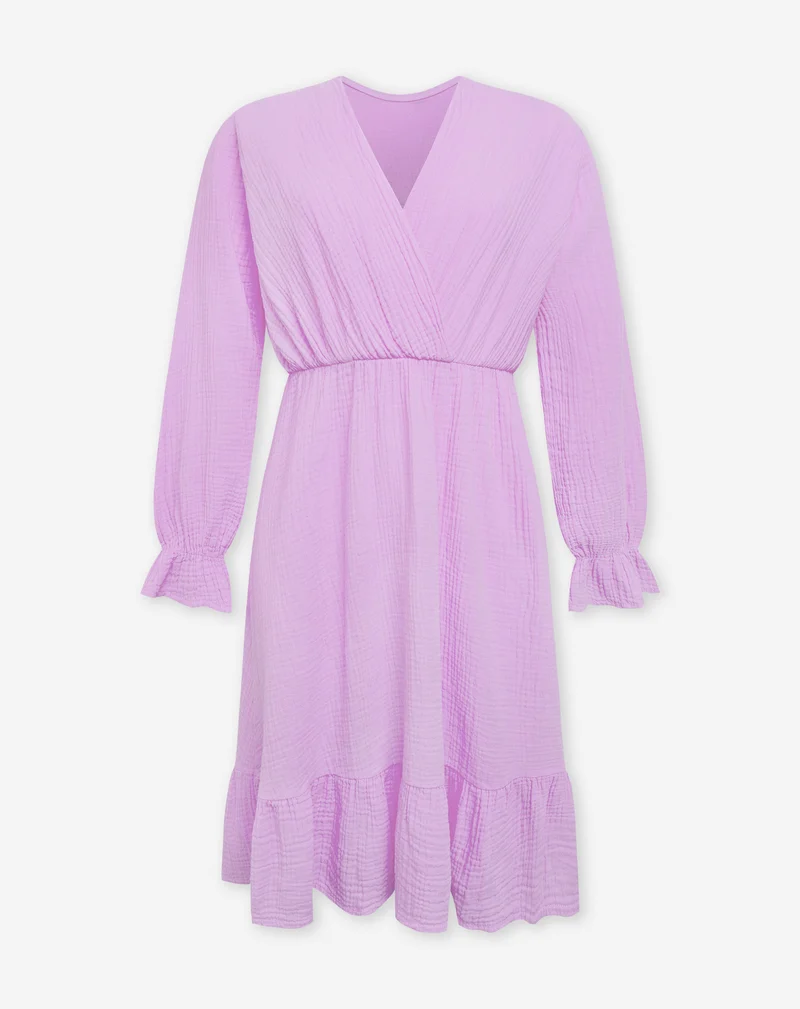 LEA MOUSSELINE DRESS LILA