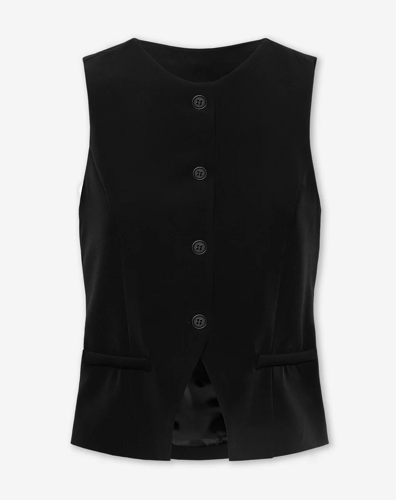 MOLLY GILET ZWART