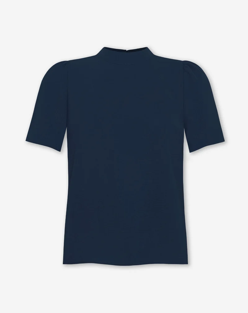 JULIE SHORT SLEEVE TOP MARINEBLAUW