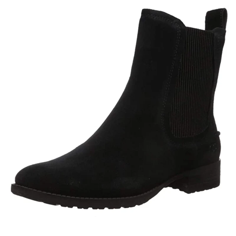UGG Hillhurst leren dameslaars - zwart