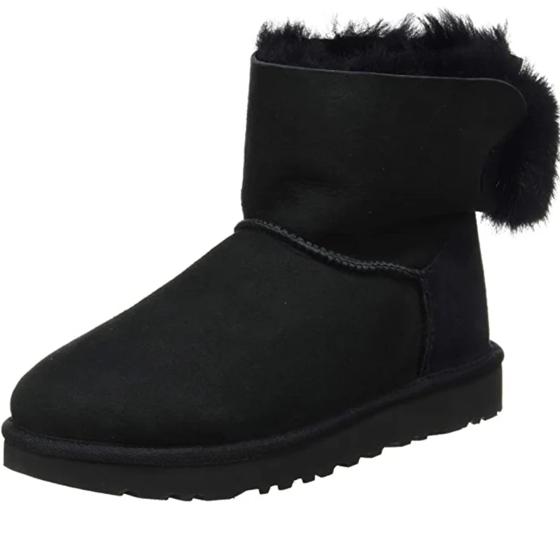UGG Mini Puff Kristallen Strik Voor Dames - Zwart