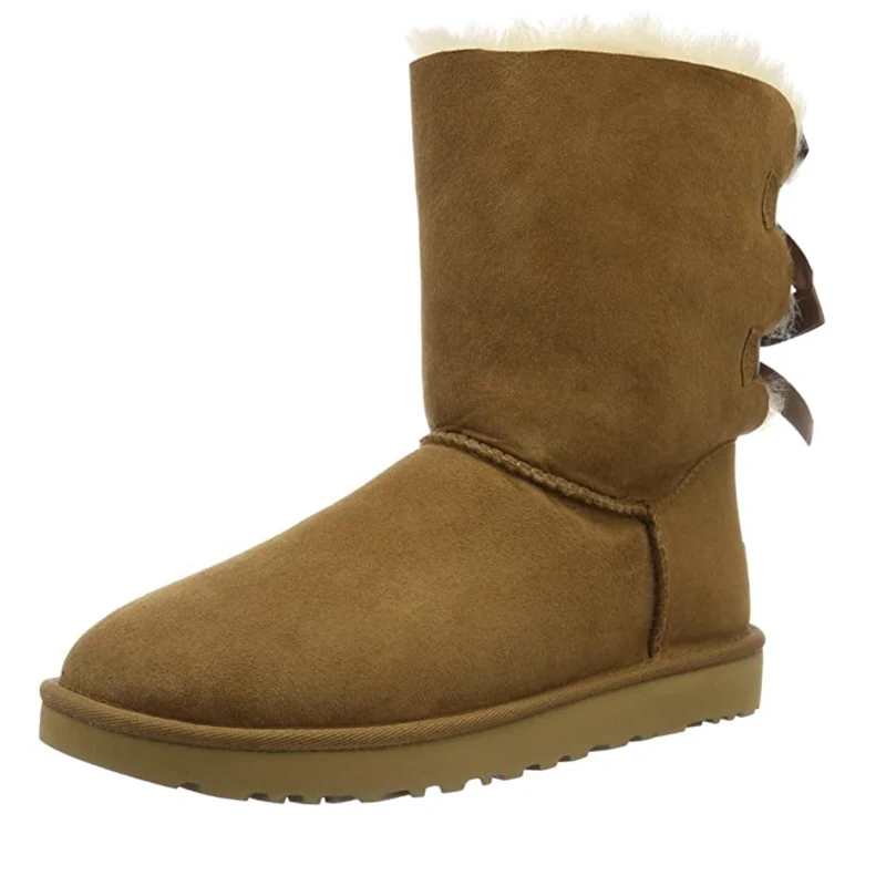 UGG - Bailey Bow-kuitlaars voor dames, kastanje