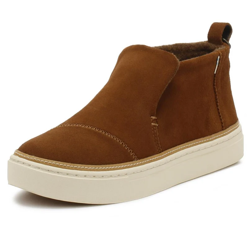 Toms-Dames-Paxton-donker amberkleurig suède
