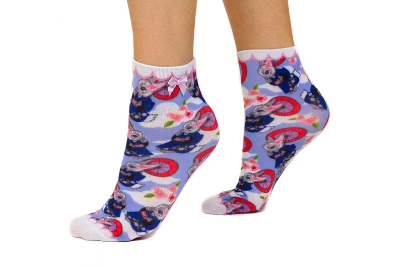 Irregular Choice Bloesem Bunny sokken