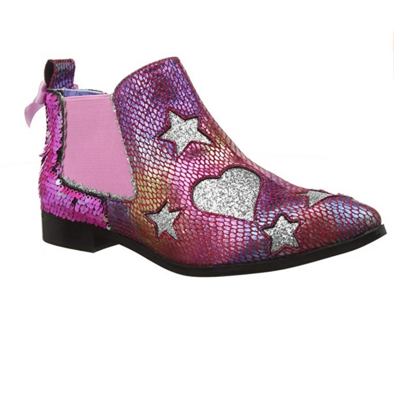 Irregular Choice Starlight Empress-laars voor dames - roze