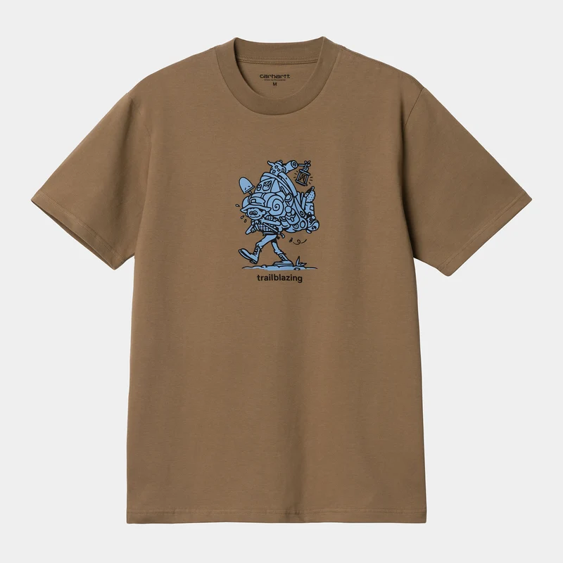 Carhartt WIP Trailblazer biologisch T-shirt met korte mouwen voor heren - Buffalo