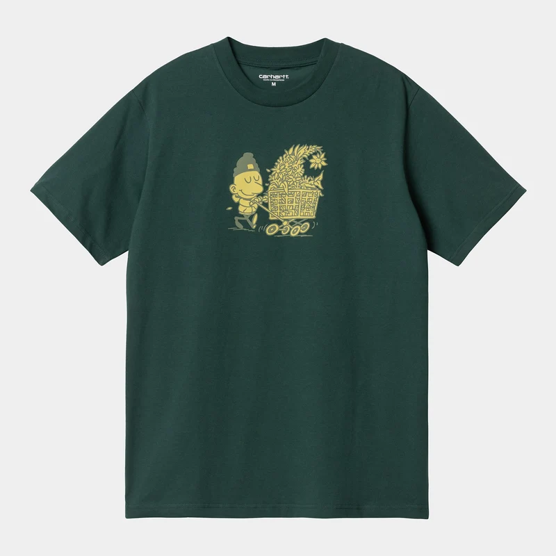 Carhartt WIP Shopper biologisch T-shirt met korte mouwen voor heren - Discovery Green