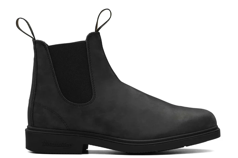 Blundstone Unisex 1308 Jurkserie Gewaxte Nubuck Chelsea Laars | Rustiek zwart