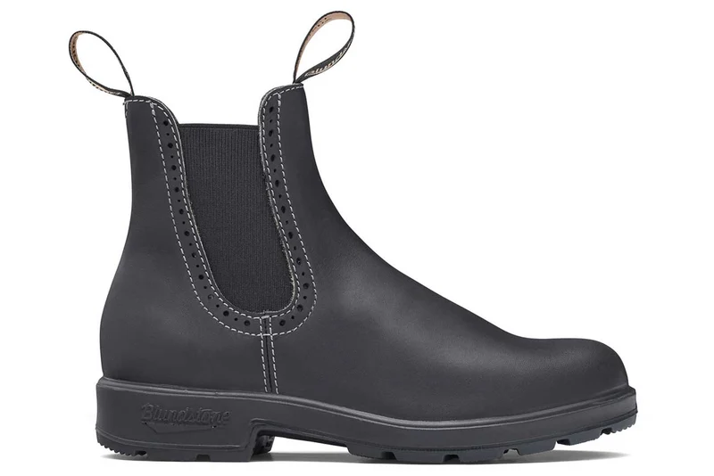 Blundstone Dames 1448 Originals Volledig nerfleder Chelsea Hoge laars | Zwart