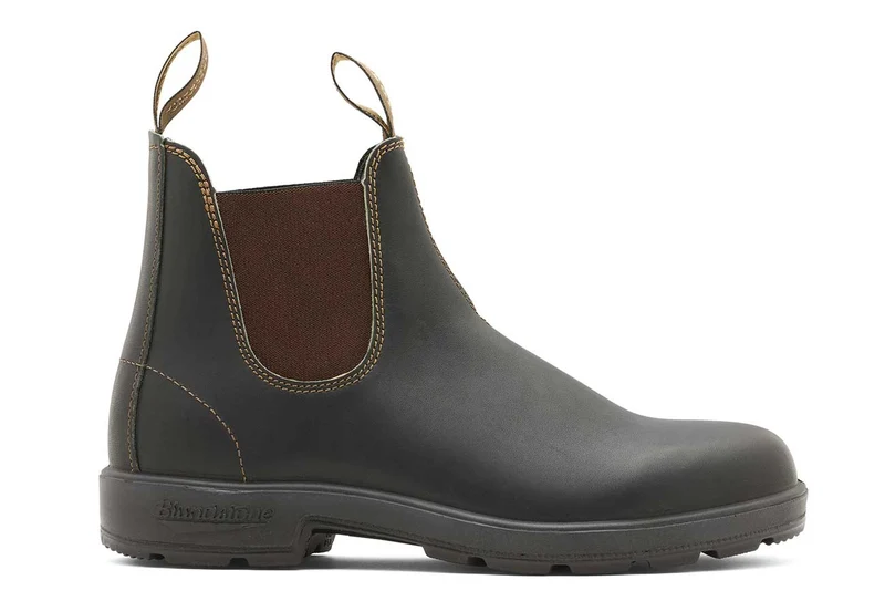 Blundstone Unisex 500 Originals Volnerfleer Chelsea Laars | Stevig Bruin