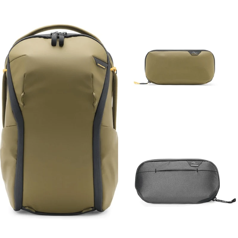 15L Everyday Backpack Zip + Bundle 1 | Kelp