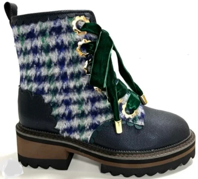 Irregular Choice Ochtendwandelinglaarzen voor dames - blauw