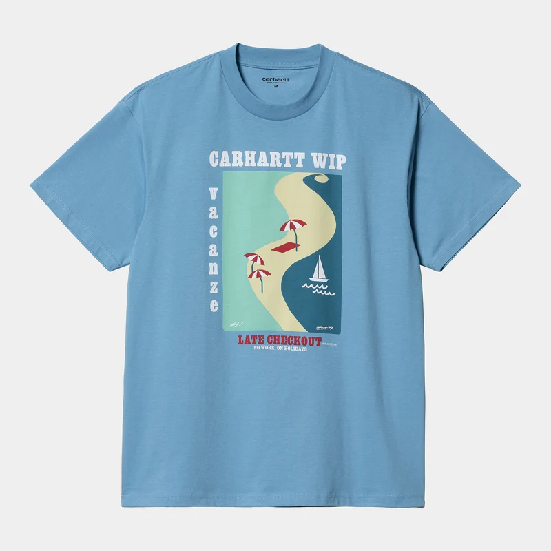 Carhartt WIP Vacanze heren T-shirt met korte mouwen - Piscine