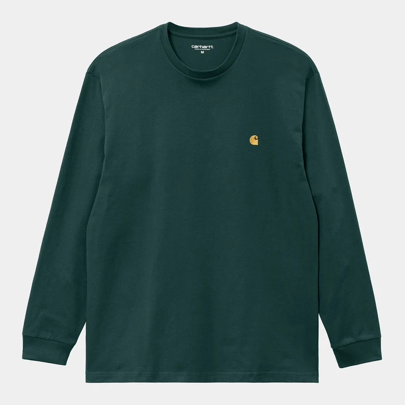 Carhartt WIP Heren Chase T-shirt met lange mouwen - Botanisch