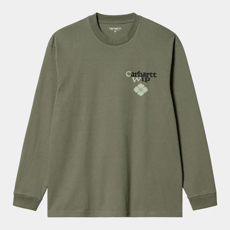 Carhartt WIP Heren Buffalo T-shirt met lange mouwen - Salvia