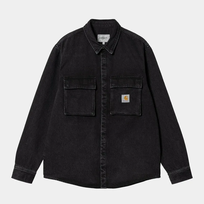Carhartt WIP Heren Monterey overhemdjack - zwart
