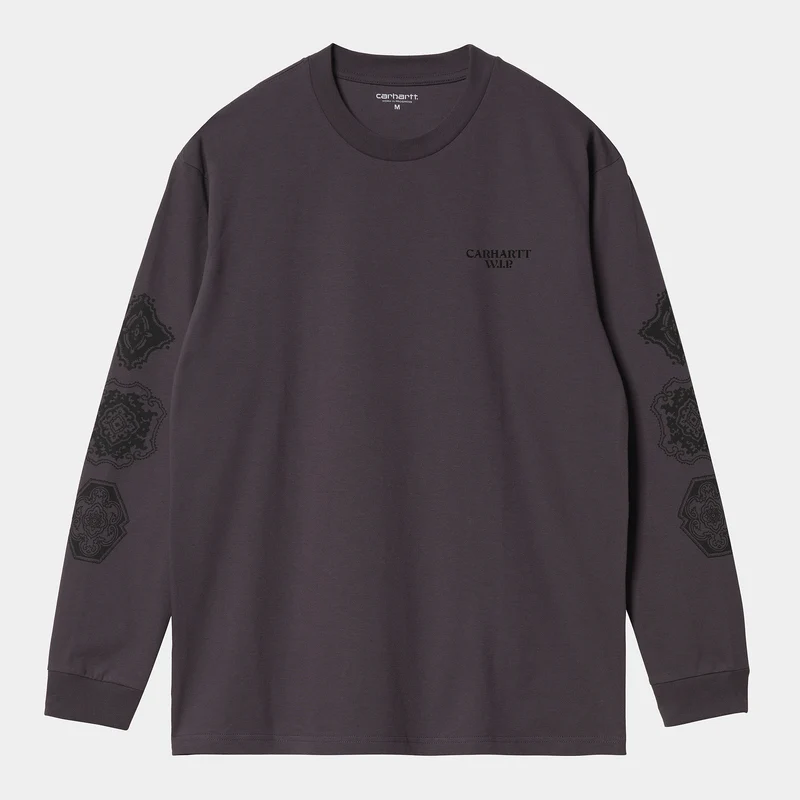 Carhartt WIP Scope biologisch katoenen T-shirt met lange mouwen voor heren - Artisjok / Zwart