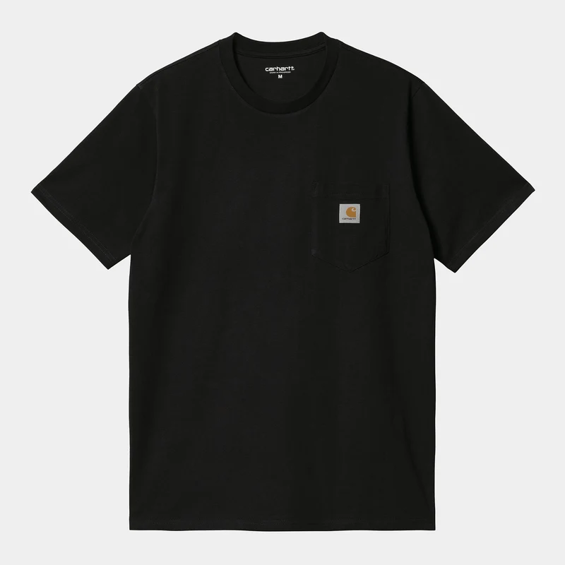 Carhartt WIP Heren T-shirt met korte mouwen en zak - Donker Marine