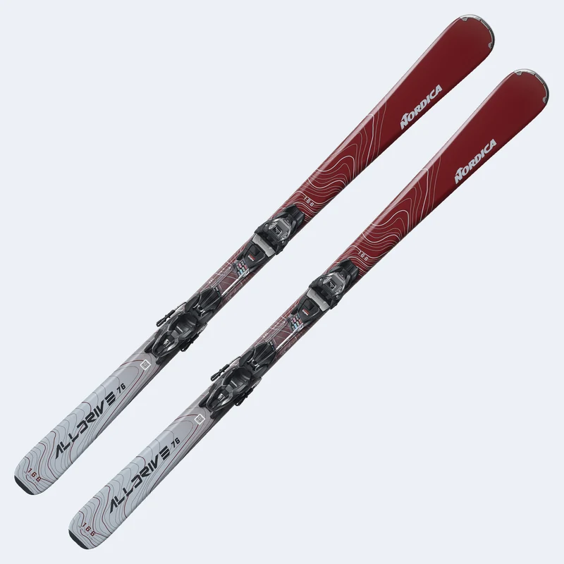 2027 Nordica Alldrive 76 Skis W/ TP2 Compact FDT 10 Bindings