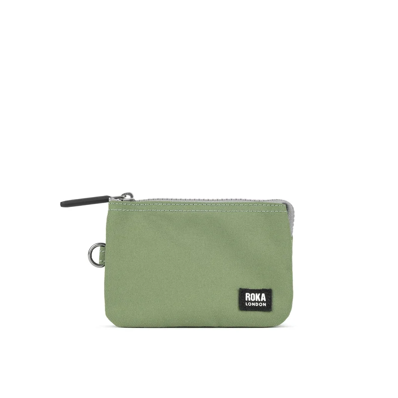 ROKA Black Label Carnaby Graniet kleine tas van gerecycled canvas