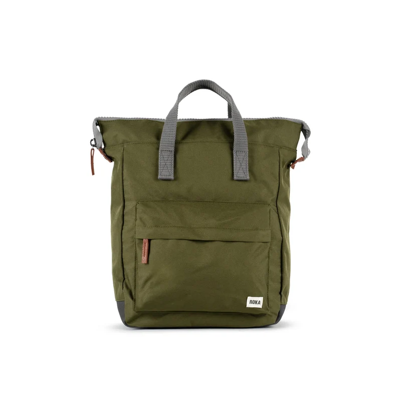 ROKA Bantry B Moss middelgrote tas van gerecycled canvas