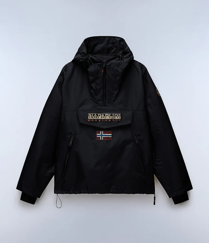 Napapijri Heren Rainforest Next Summer Windbreaker Jack - Zwart