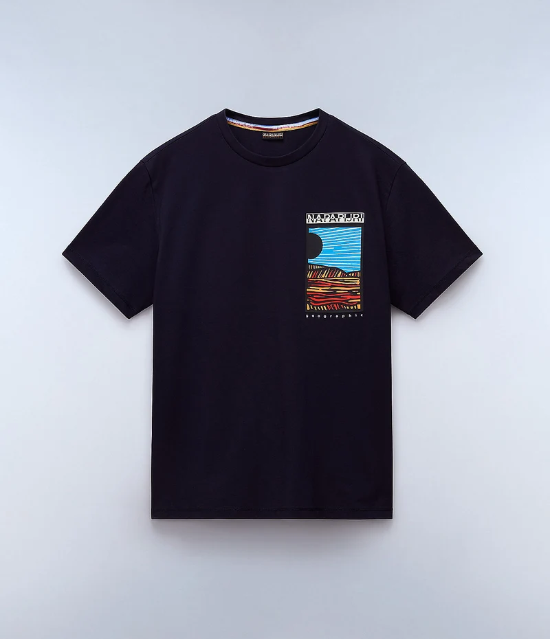 Napapijri Heren Valdor T-shirt - Marineblauw