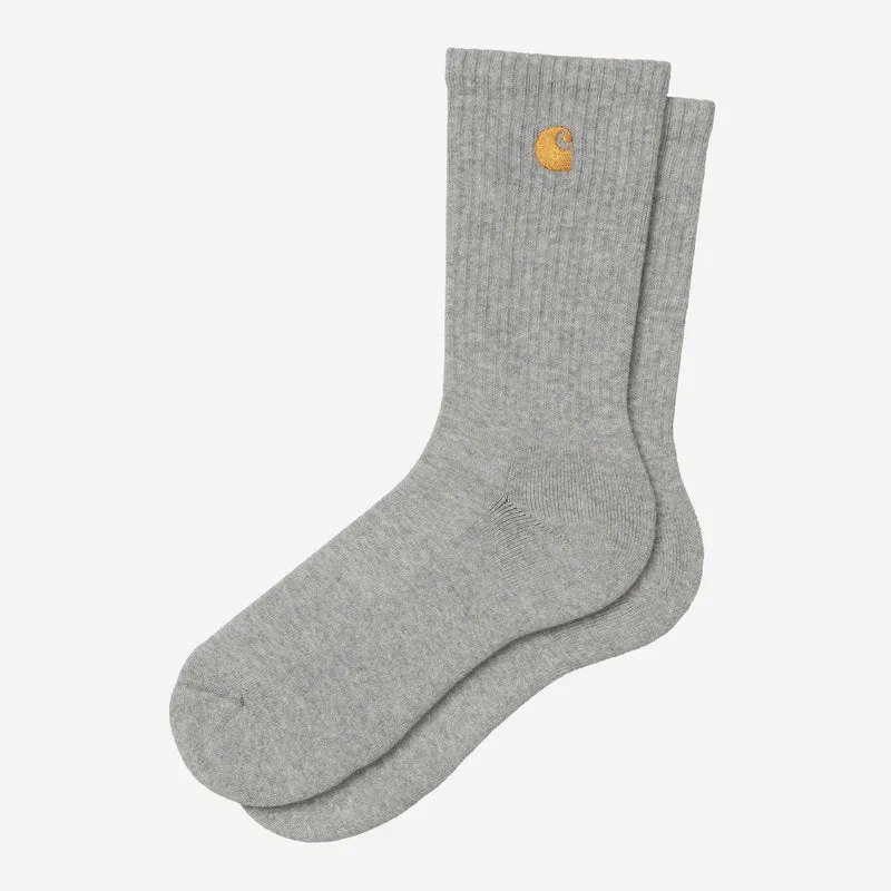 Carhartt WIP Herensokken van Chase | Grijs gemêleerd