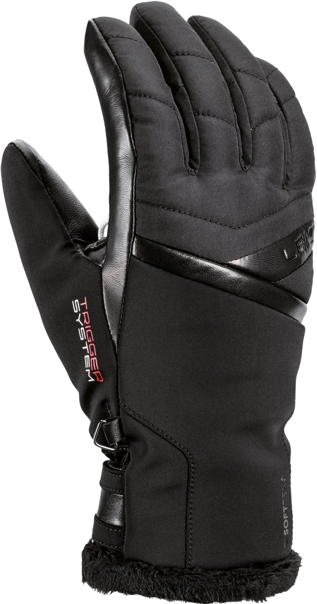 LEKI Snowfox 3D Skihandschoenen Dames - Zwart