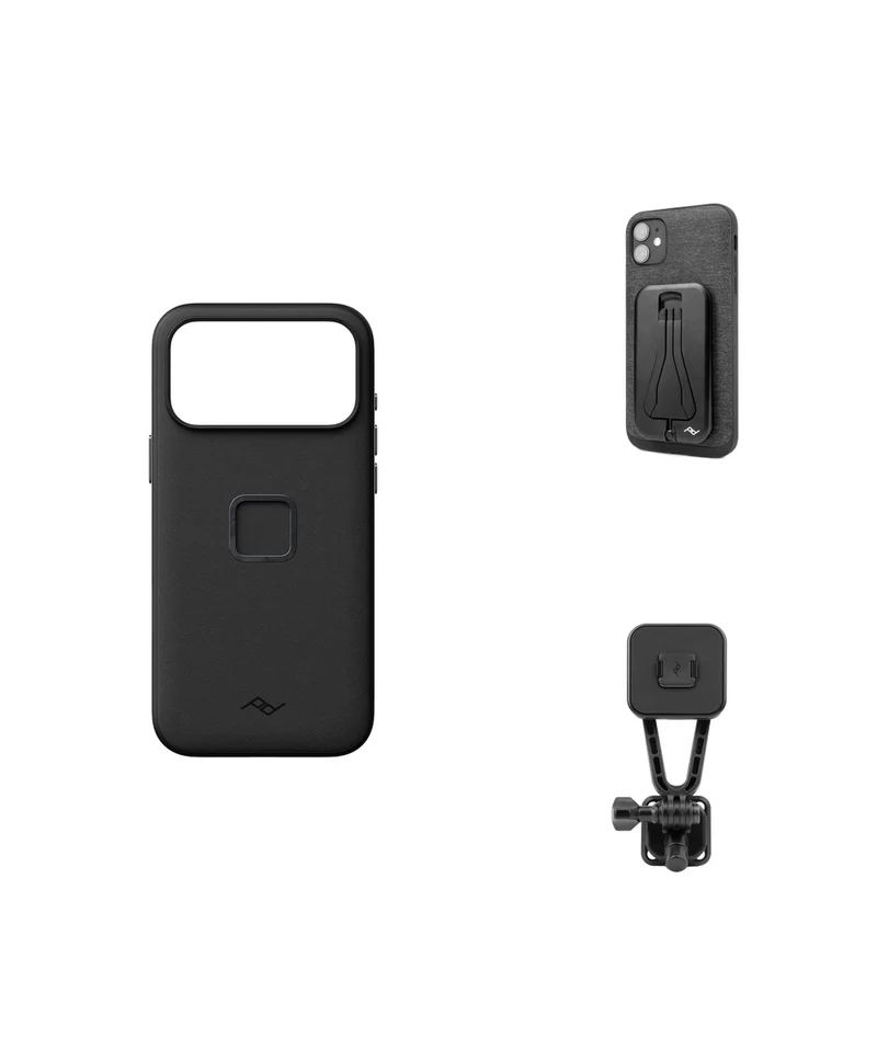 SlimLink Case for iPhone 18 Pro Max + Bundle 2 | Black Leather