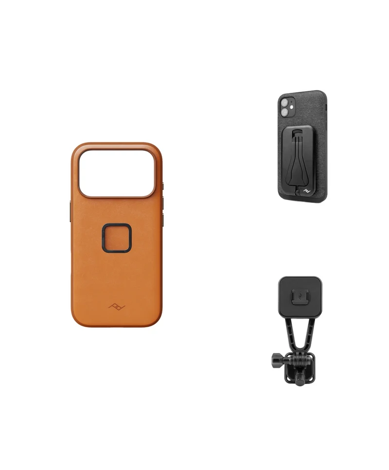 SlimLink Case for iPhone 18 Pro + Bundle 2 | Amber Leather