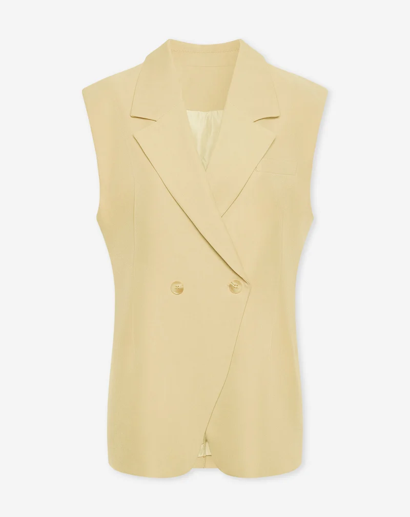 LORNA SLEEVELESS BLAZER BOTERGEEL