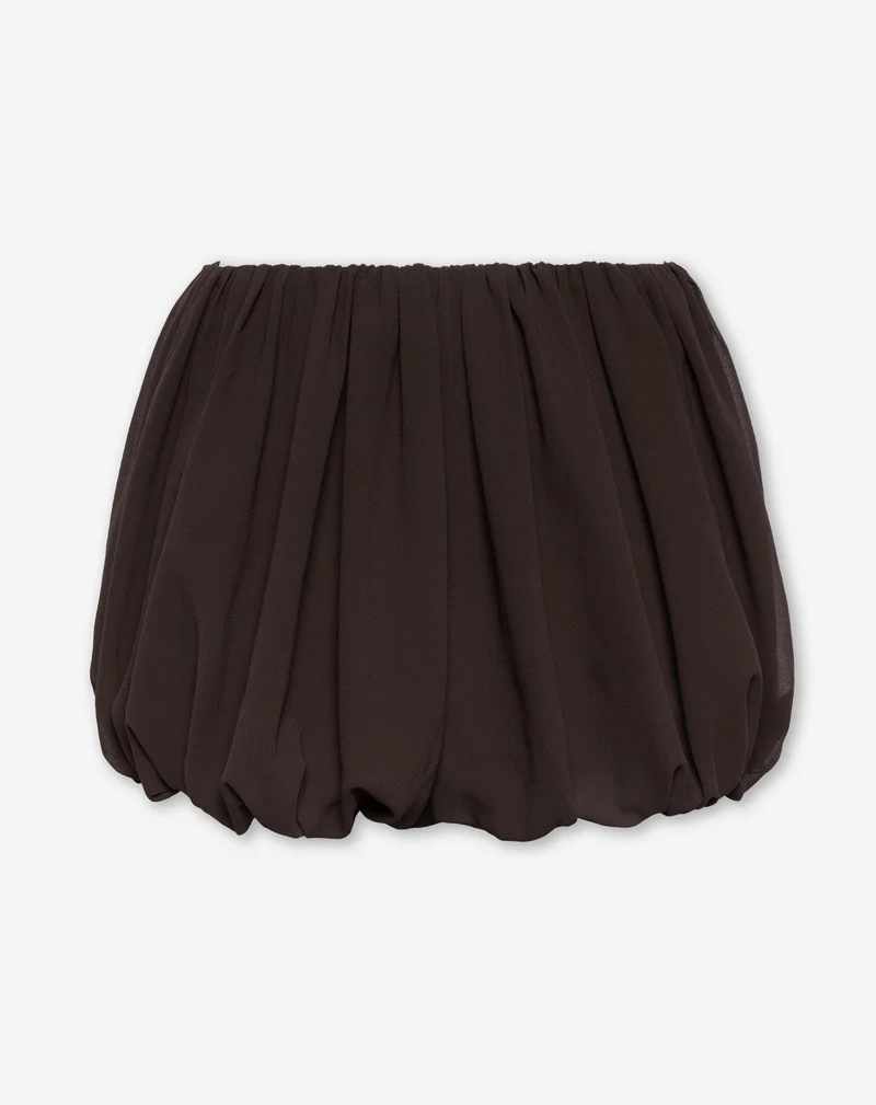 ANDY BUBBLE HEM SHORTS BRUIN