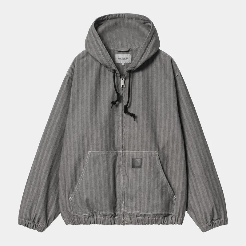 Carhartt WIP Heren Menard Jack - Grijs Gespoeld