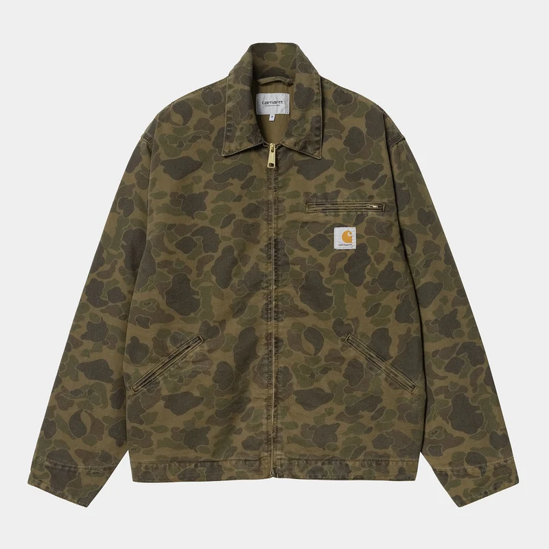 Carhartt WIP Heren Duck Detroit Jack - Duck Green / Office Green