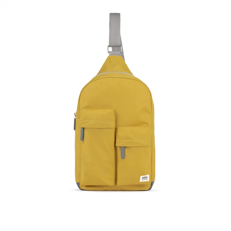 ROKA Willesden M XL Gerecyclede nylon tas - Maïs