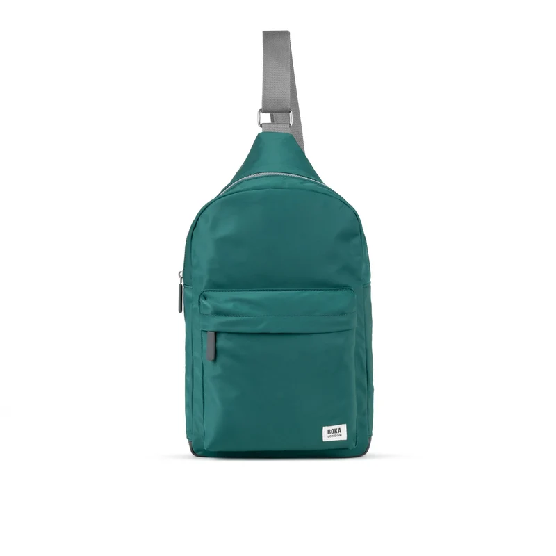ROKA Willesden B XL Tas van gerecycled nylon - Turquoise