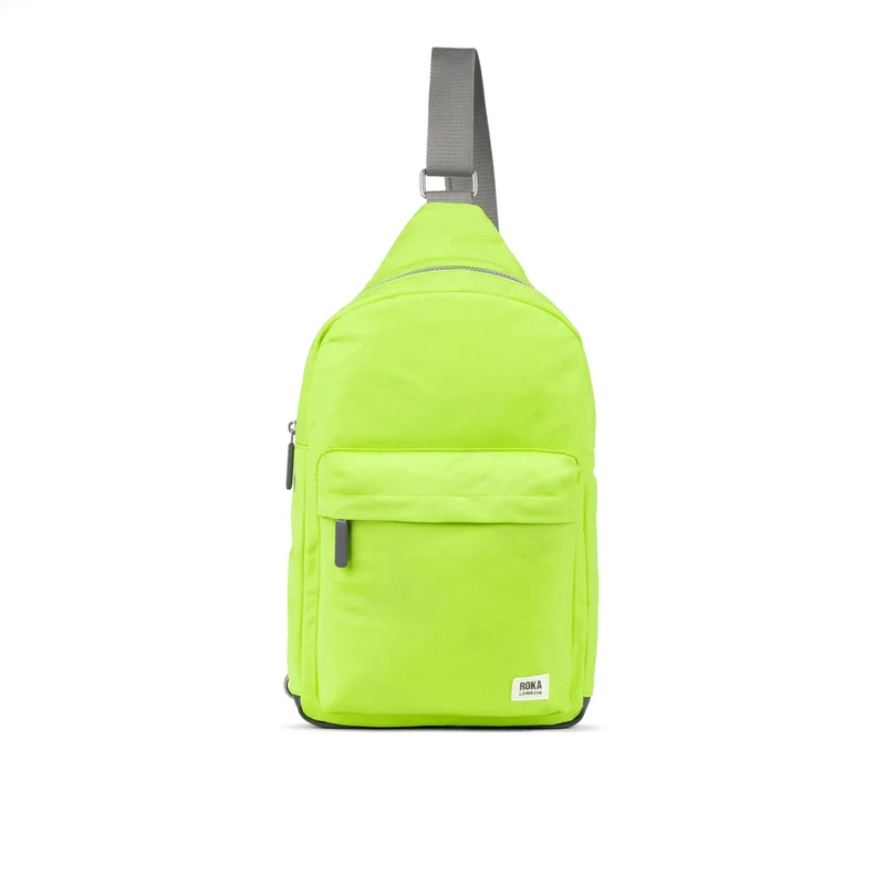 ROKA Willesden B XL Gerecyclede Nylon Tas - Limegroen