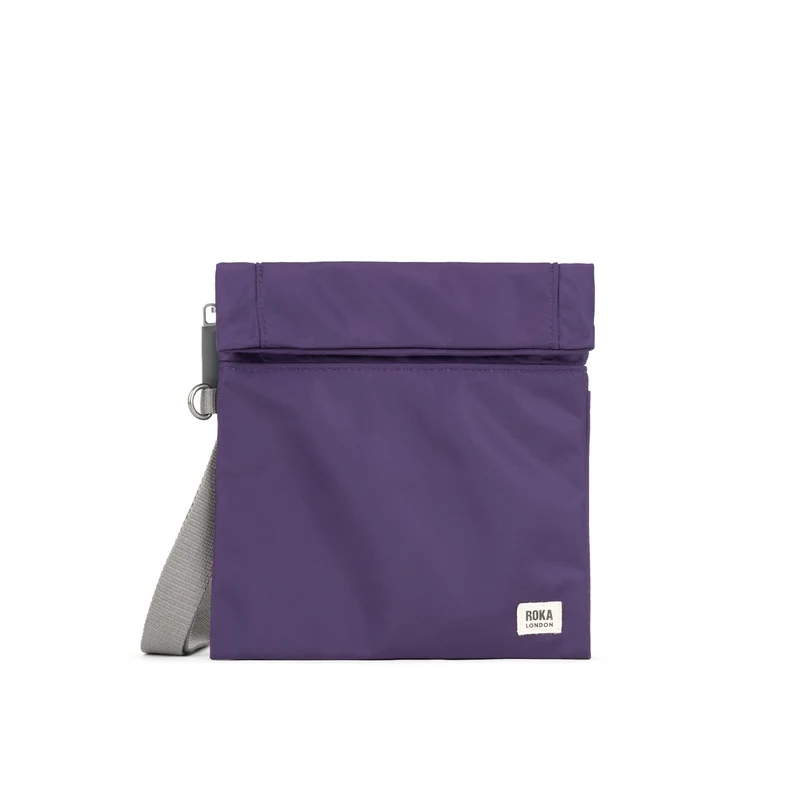 ROKA Stratford Kleine Gerecyclede Nylon Tas - Majestic Purple