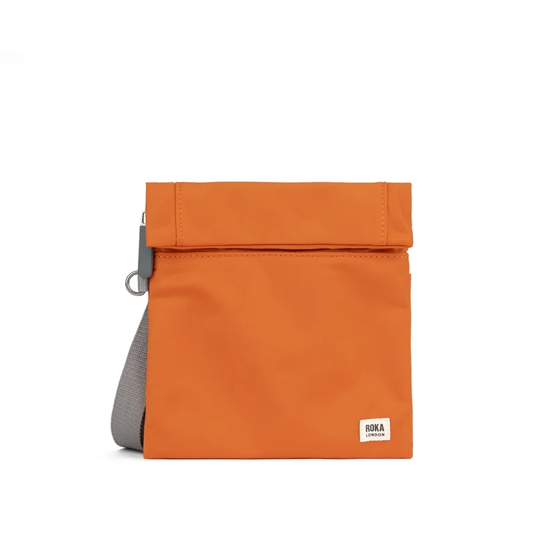 ROKA Stratford Kleine Gerecyclede Nylon Tas - Gebrand Oranje